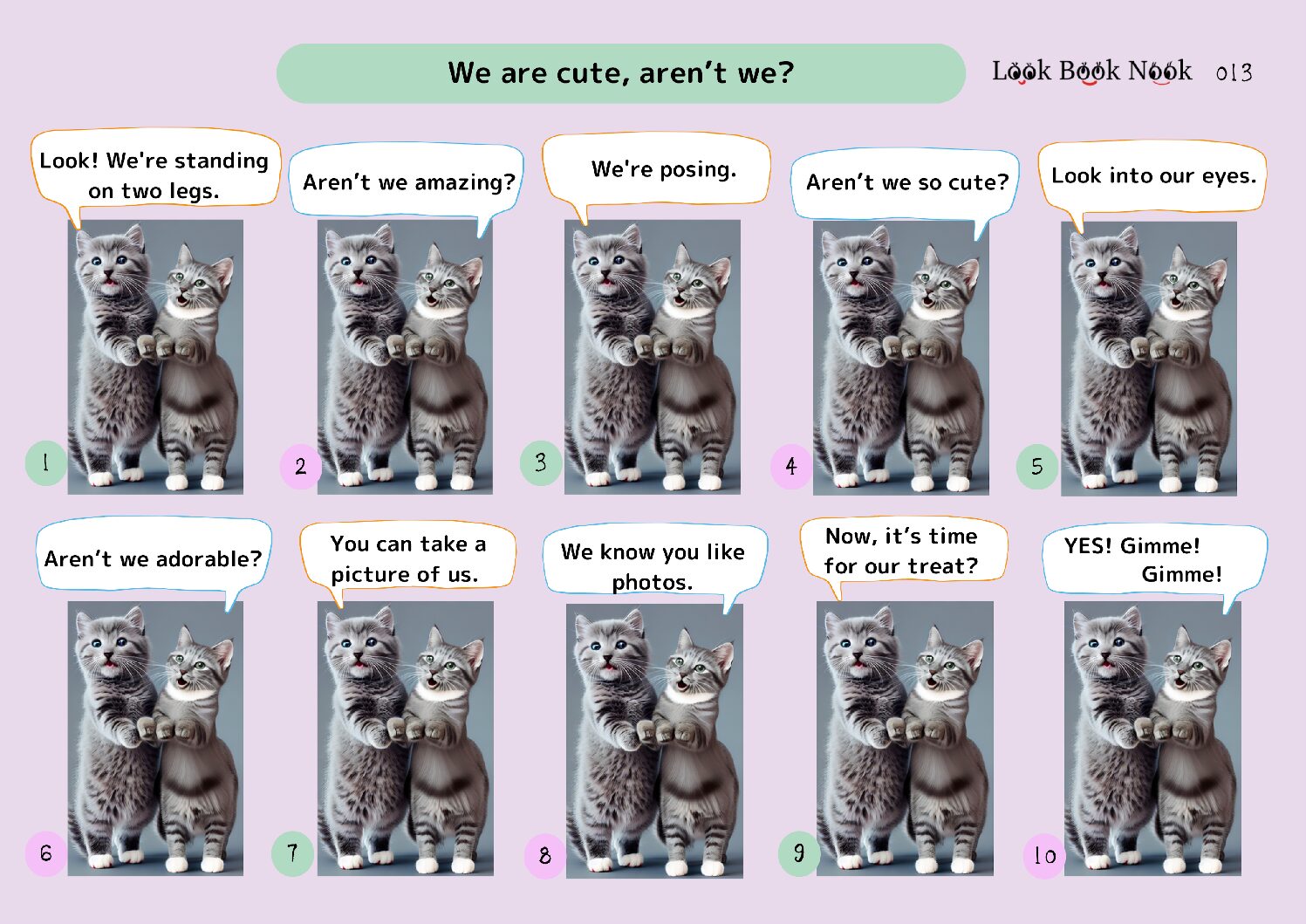 Free Comic Strip 013: We are cute, aren’t we?