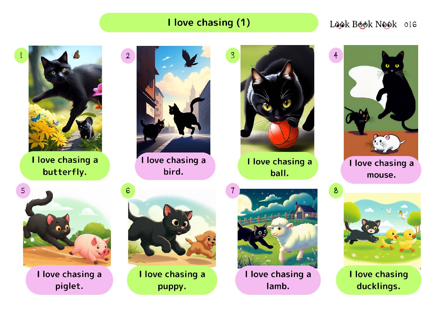 Free Comic Strip 016: I love chasing (1)(2)