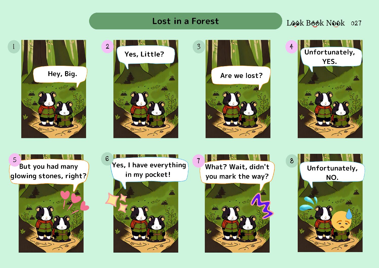 Free Comic Strip 027: Lost in a Forest