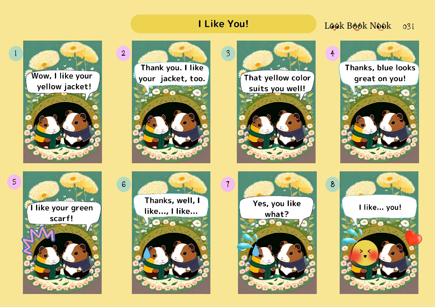 Free Comic Strip 031: I Like You!