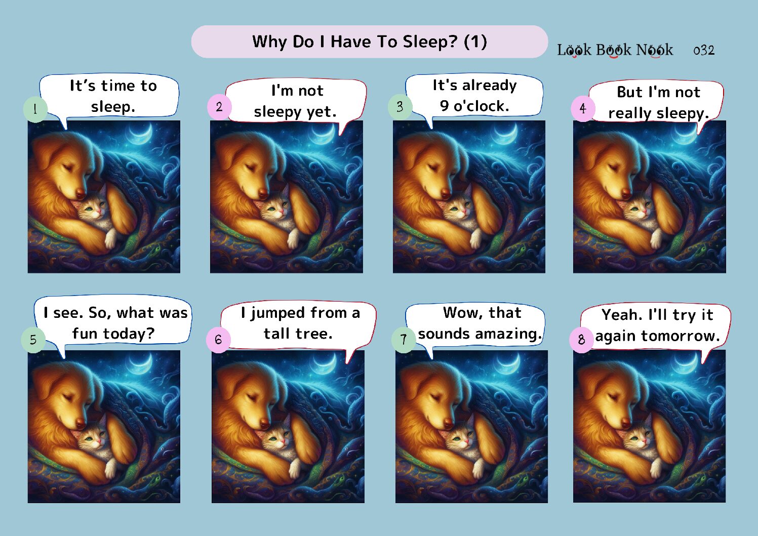 Free Comic Strip 032: Why Do I Have To Sleep? (1)(2)
